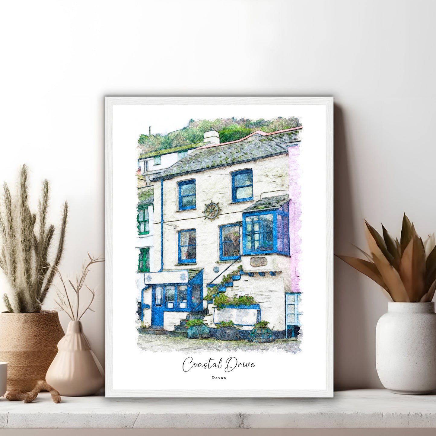 Hochzeitslocation in Aquarell